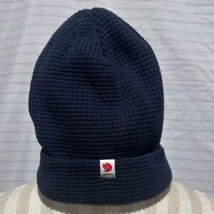 Fjall Raven Navy Blue Knit Beanie